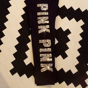 Victoria's Secret Yoga Leggings Bling Like New